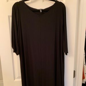 Sz CL Eileen Fisher Viscose v neck dress